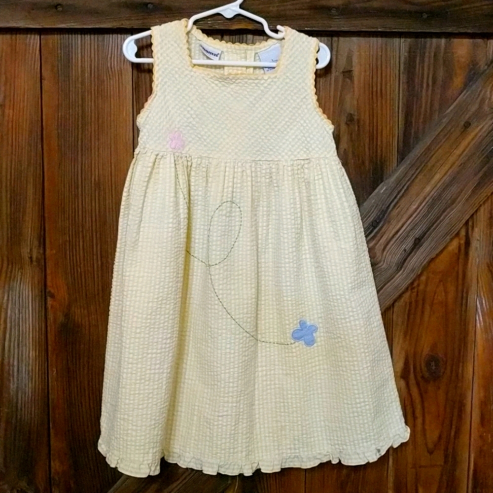 Vintage Thomas Sleeveless Yellow Dress